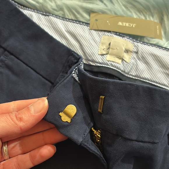NWT J. Crew 5” Stretch Chino Shorts Navy Sz 2 - Picture 8 of 12